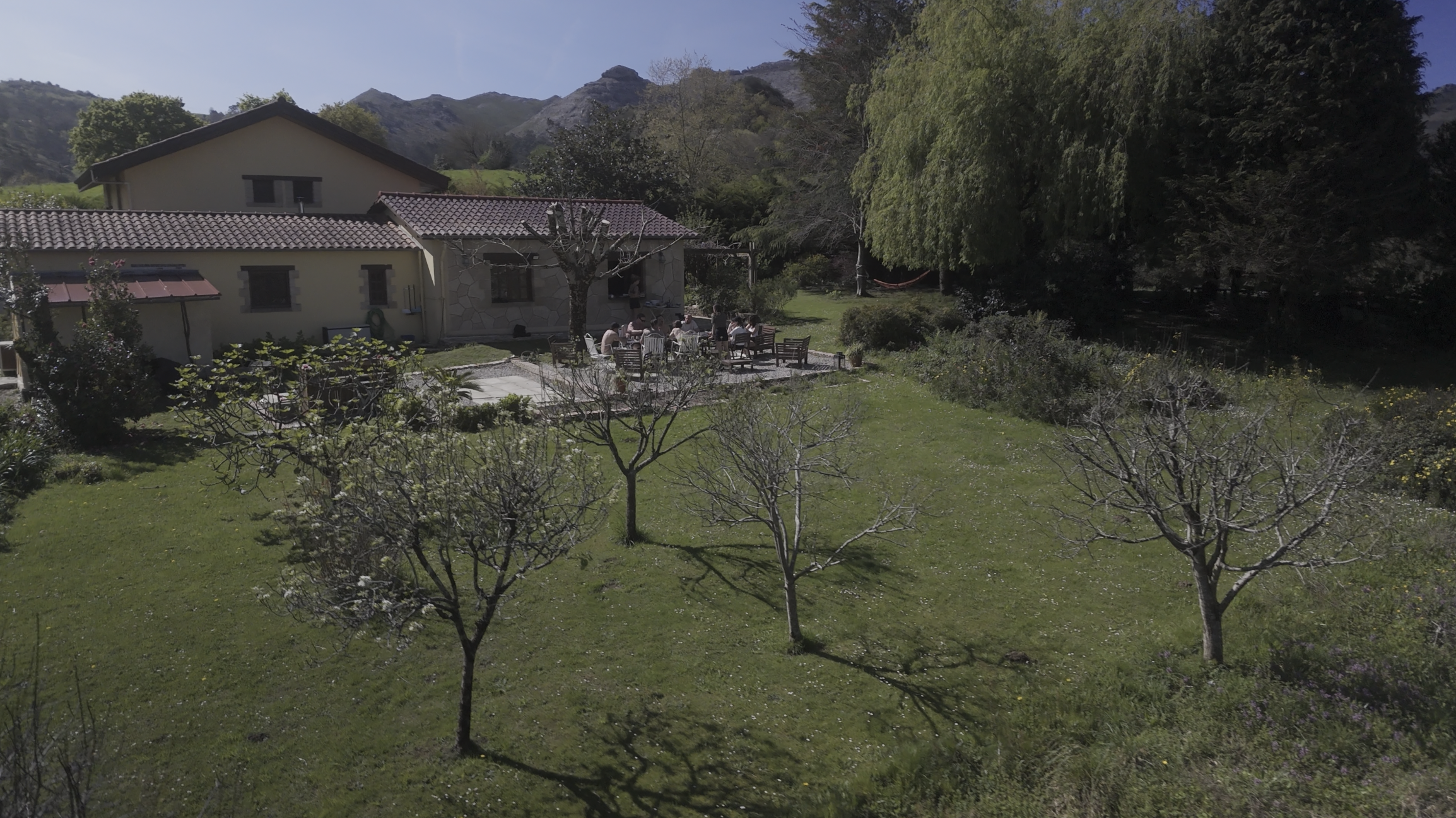 Aerial view garden — Casa Val de Vida